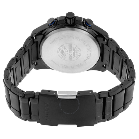 Citizen Perpetual Chrono A-T Black Dial Men's Watch AT4007-54E