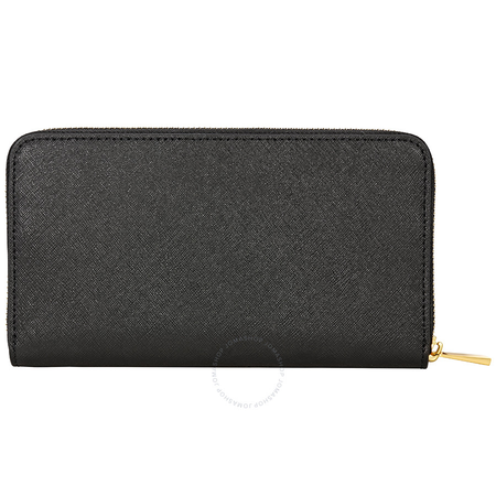 Tory Burch Tory Burch Robinson Zip Continental Wallet- Black 11169071