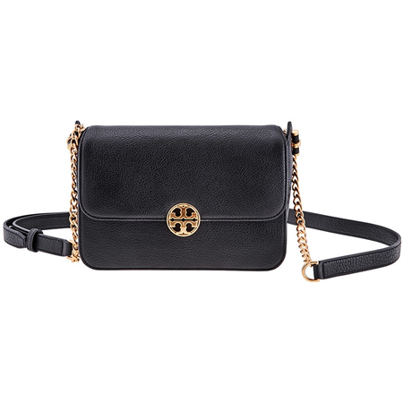 Tory Burch Chelsea Leather Crossbody Bag- Black 48731-001