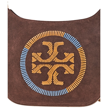 Tory Burch Ella Whipstitch Crossbody Bag- Brown 56186-234