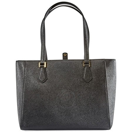 Tory Burch Robinson Small Triple-compartment Tote- Black 54146-001