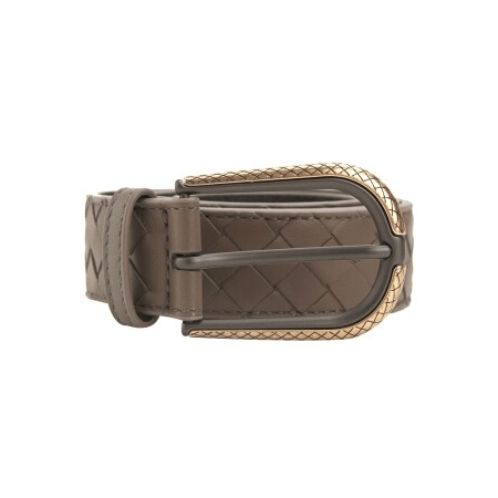 Bottega Veneta Ladies Belt Steel 30Mm Intr Gd Buck Size 90 Cm 451863 VO0A7 2905