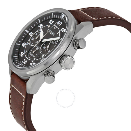 Citizen Avion Chronograph Black Dial Men's Watch CA4210-24E