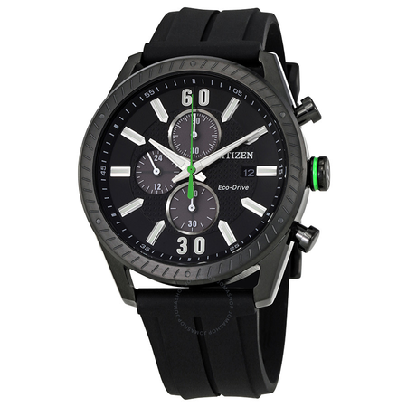 Citizen CTO Chronograph Black Dial Men's Watch CA0665-00E