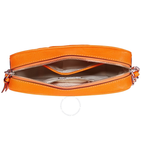 Tory Burch Fleming Chevron Camera Bag- Orange Juice 54275-841
