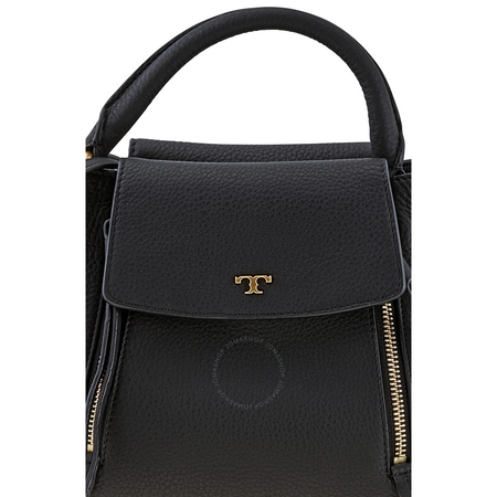 Tory Burch Ladies Flat Crossbody bag Halfmoon Black Half-Moon Cross-Body 45217-001