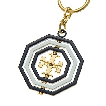 Tory Burch Ladies Keyfob Navy Rotating Geo Key Fob 46581-405