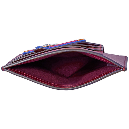 Tory Burch Martini Applique Square Card Case - Imperial Garnet 42846-609