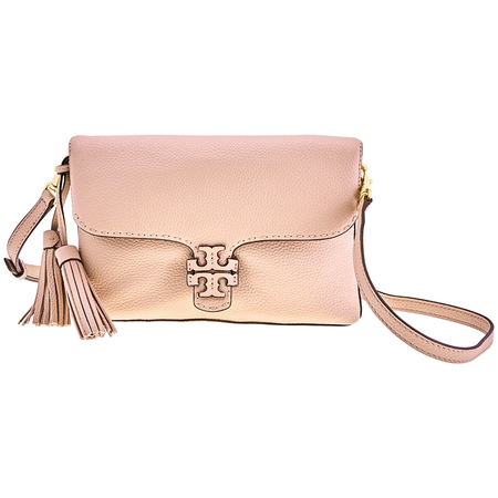 Tory Burch McGraw Fold-Over Crossbody- Devon Sand 53163-288