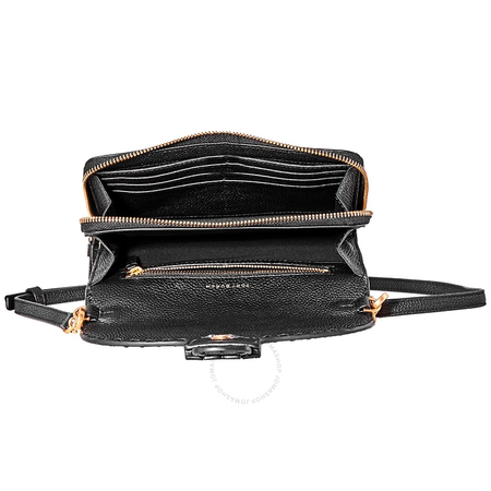Tory Burch McGraw Wallet Crossbody Bag- Black 53043-001