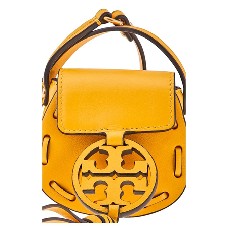 Tory Burch Miller Micro Leather Crossbody Bag-Yellow 55326-715