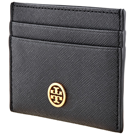 Tory Burch Robinson Card Case- Black 54886-001