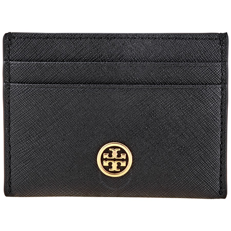 Tory Burch Robinson Card Case- Black 54886-001