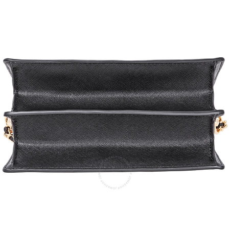 Tory Burch Robinson Convertible Shoulder Bag- Black / Royal Navy 46333-018