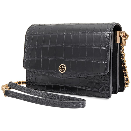 Tory Burch Robinson Embossed Mini Shoulder Bag 58333-001