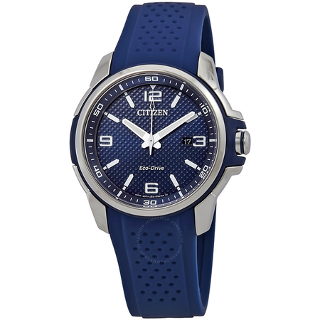 Citizen AR Blue Dial Blue Polyurethane Men's Watch AW1158-05L