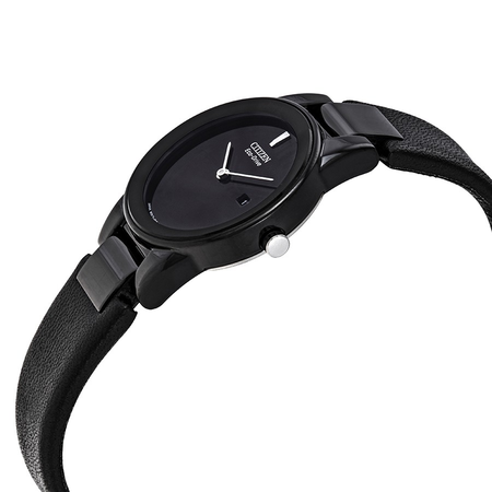 Citizen Axiom Black Dial Quartz Ladies Watch GA1055-06E