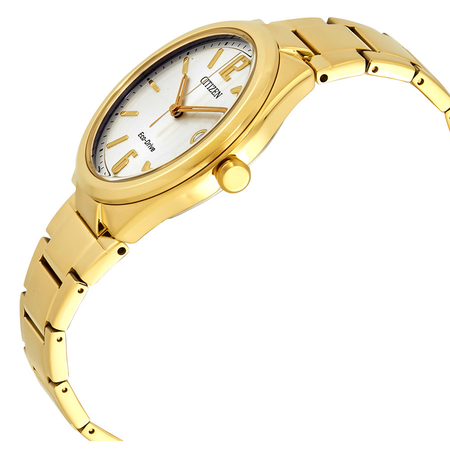 Citizen Chandler Silver Dial Yellow Gold-plated Men's Watch AW1372-81A