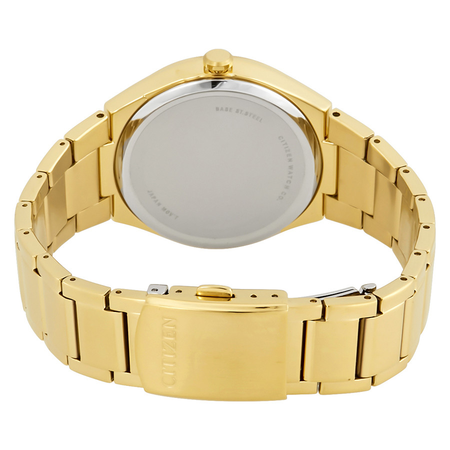 Citizen Chandler Silver Dial Yellow Gold-plated Men's Watch AW1372-81A