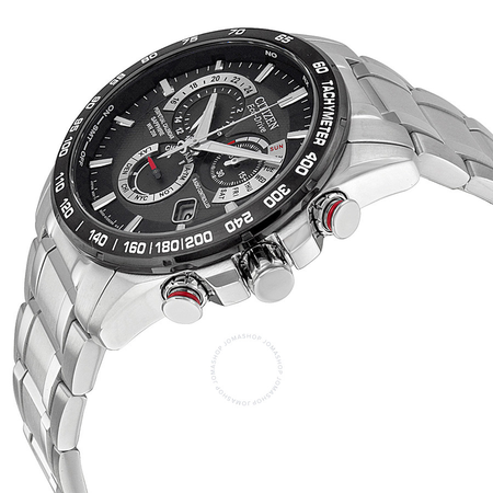 Citizen Eco Drive Chronograph Black Dial Men's Watch AT4008-51E