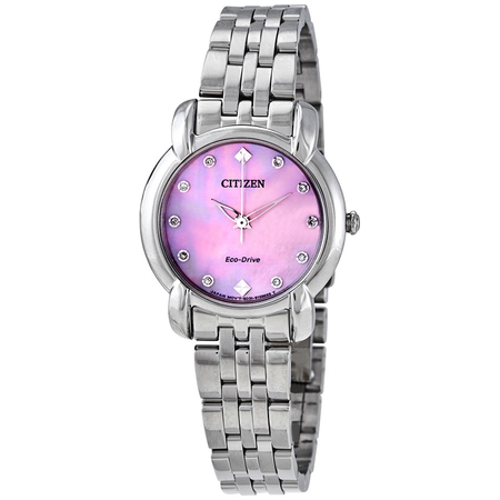 Citizen Jolie Diamond Ladies Solar Powered Watch EM0710-54Y