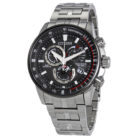 Citizen PCAT Dark Grey Dial Men's Chronograph Perpetual Calendar Watch AT4129-57H