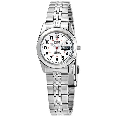 Citizen Quartz White Dial Ladies Watch EQ0510-58A