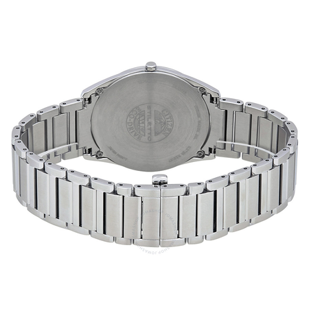 Citizen Stiletto Eco-Drive Black Dial Stainless Steel Men's Watch AR3070-55E