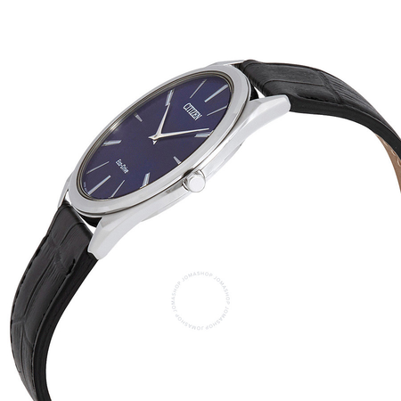 Citizen Stiletto Navy Blue Guilloche Dial Men's Watch AR3070-04L