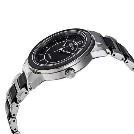 Citizen Two-tone Chandler Black Dial Ladies Watch EM0741-51E