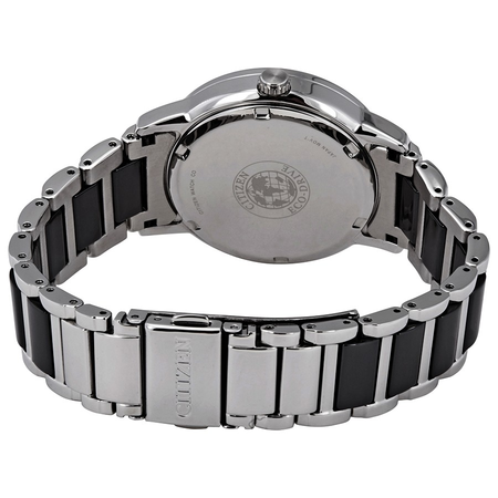 Citizen Two-tone Chandler Black Dial Ladies Watch EM0741-51E