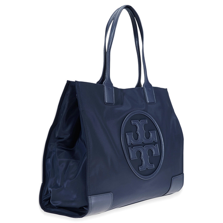Tory Burch Ella Nylon Tote- Tory Navy 45207-405