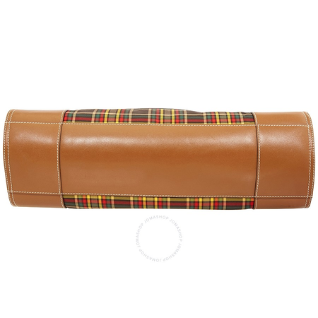 Tory Burch Ella Plaid Tote- Green Shetland Wool 58393-311