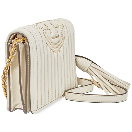 Tory Burch Fleming Mini White Crossbody Bag 56317-107