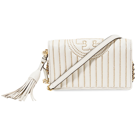 Tory Burch Fleming Mini White Crossbody Bag 56317-107