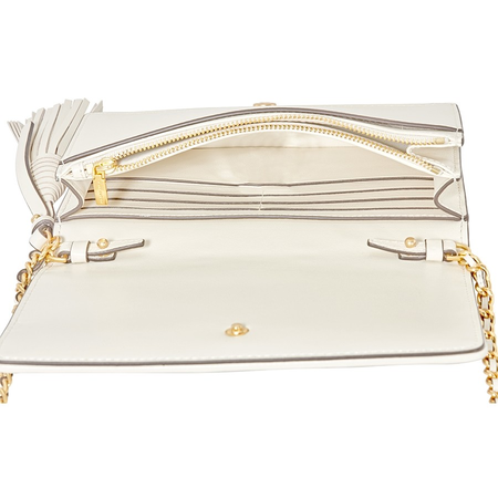 Tory Burch Fleming Mini White Crossbody Bag 56317-107