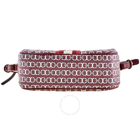 Tory Burch Gemini Link Mini Crossbody Bag- Royal Burgundy Gemini Link 57743-989