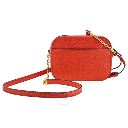 Tory Burch McGraw Leather Camera Bag- Lava 50584-821