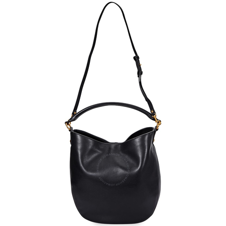 Tory Burch Miller Metal-logo Slouchy Hobo Bag- Black 61179-001