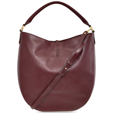 Tory Burch Miller Metal-logo Slouchy Hobo Bag- Port 61179-616