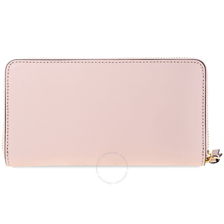 Tory Burch Robinson Zip Continental Wallet- Shell Pink 54448-652