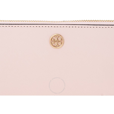 Tory Burch Robinson Zip Continental Wallet- Shell Pink 54448-652