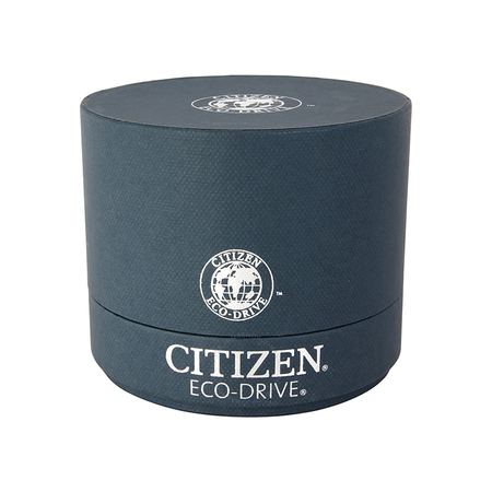 Citizen Eco Drive Black Dial Brown Leather Men's Watch AO9003-08E