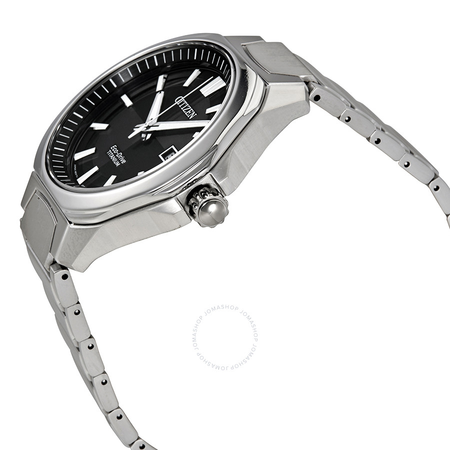 Citizen Eco-Drive Black Dial Men's Titanium Watch AW1540-88E