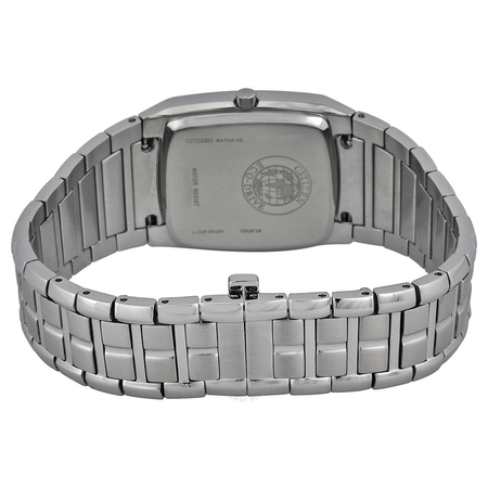 Citizen Eco Drive Black Dial Stainless Steel Men's Watch BM6550-58E