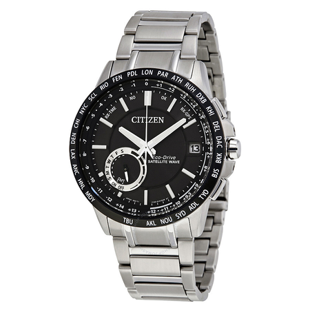 Citizen Eco Drive Black Dial Stainless Steel Men's Watch CC3005-85E