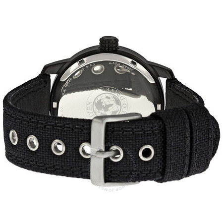 Citizen Eco-Drive Military Black-plated Steel Canvas Strap Men's Watch BM8475-00X