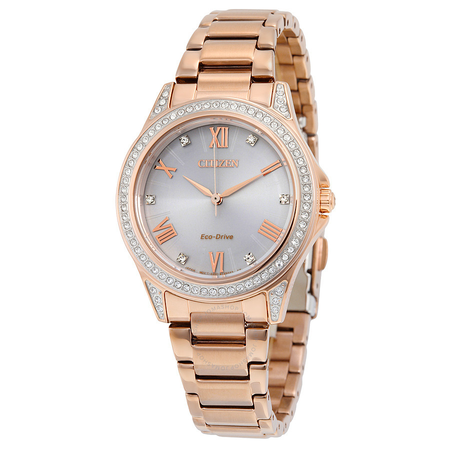 Citizen POV Eco-Drive Rose Gold-tone Ladies Watch EM0233-51A