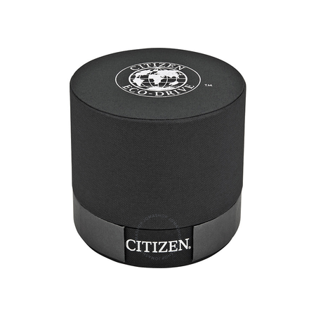 Citizen Proximity Eco-Drive Black Dial Black Leather Men's Watch AT7030-05E
