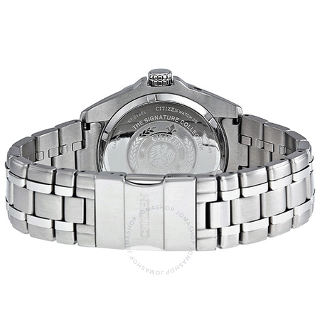 Citizen Signature Eco-Drive Black Dial Stainless Steel Men's Watch BL1250-55E